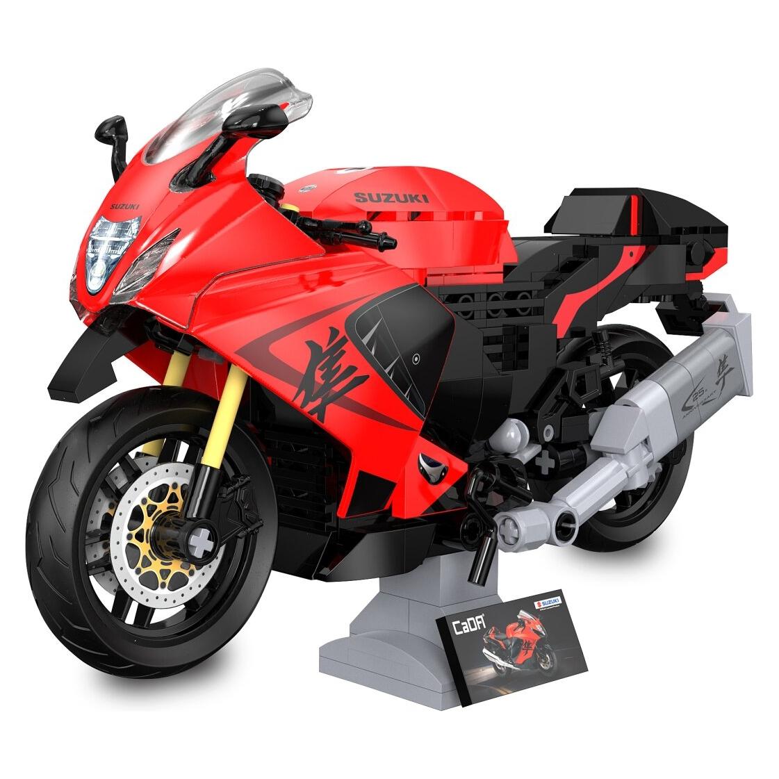 Jamara CaDA Suzuki Hayabusa 1:12 rot Bricks (402927)