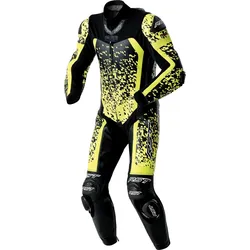 RST Pro Series D3O Airbag perforierte 1-Teiler Motorrad Lederkombi XL