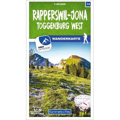 Kümmerly+Frey Wanderkarte 14 Rapperswil-Jona 1:40.000, Sonstige von , Kümmerly+Frey, 978-3-259-02314-3