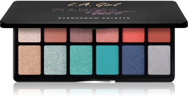 L.A. Girl Cosmetics Fanatic eyeshadow palette shade Wanderlust 12x1 g