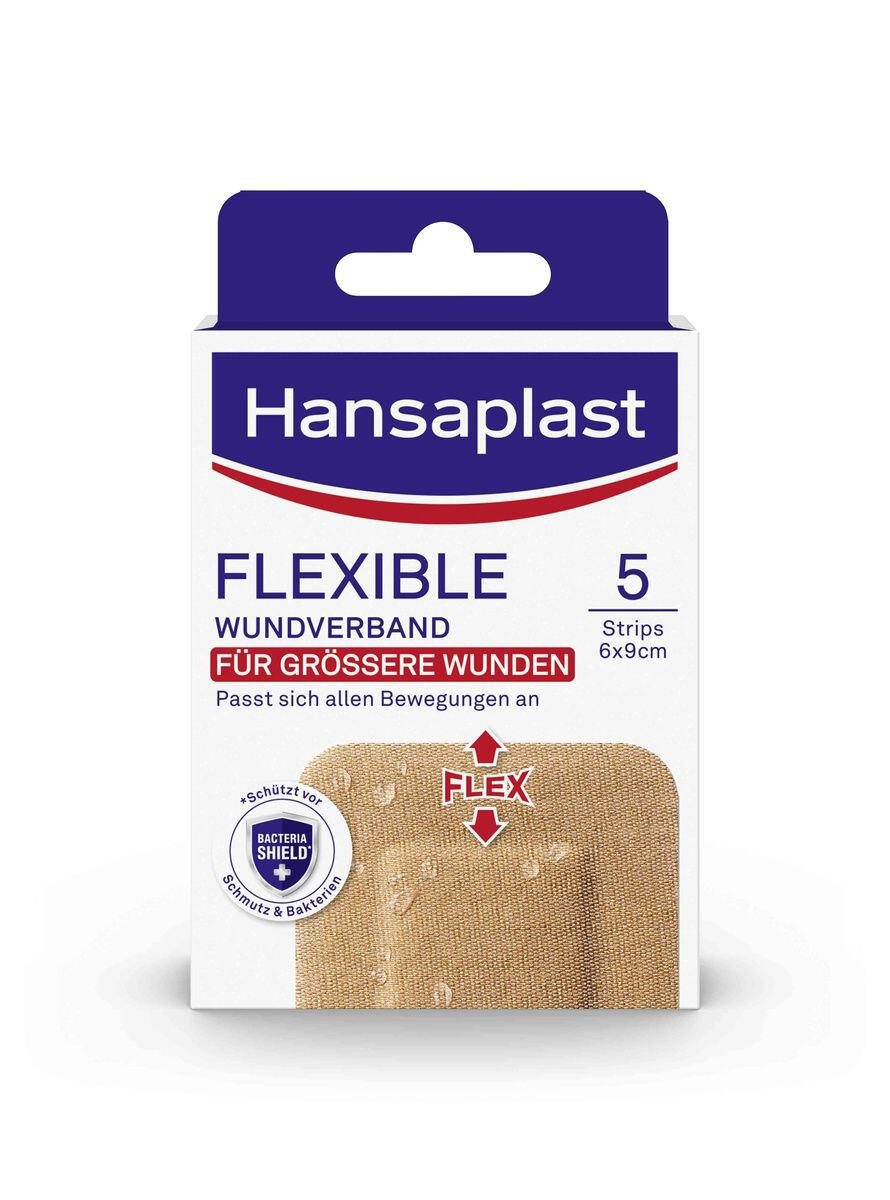 Hansaplast Wundverband Pflaster FLEXIBLE mittelbeige 5 St. 48829