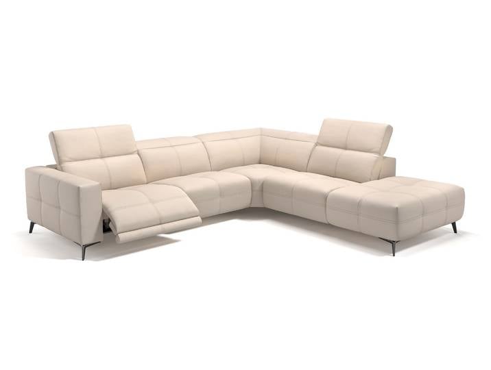 Ledersofa Ecksofa MARBELLA Relaxfunktion Eckcouch