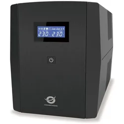 Conceptronic ZEUS USV 1200VA 720W 4xUK Socket HID,USB,RJ45 (1200 VA, 720 W, Line-Interaktiv USV), USV