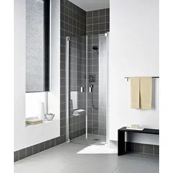 Kermi Pendeltür Raya PTD 0780x1850, silber mattglanz, ESG klar, RAPTD078181AK RAPTD078181AK