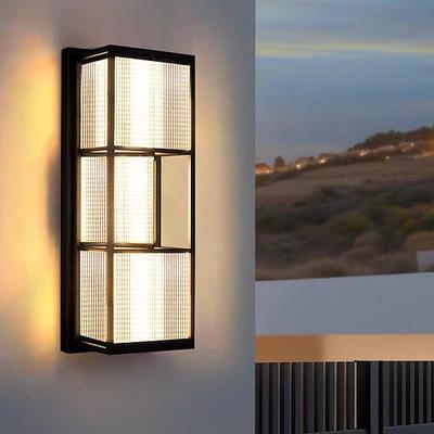 LED-Außenwandleuchte aus Acryl, 3/5 Leuchten, IP65 wasserdicht, Gartenwandleuchte, dekorative Balkonwandleuchte