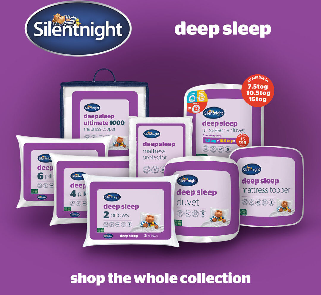 Silentnight Deep Sleep Mattress Protectors, 2 Pack Bundle Set Super King