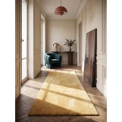 Läufer Hochflor Gold 60x110 cm - ALDAN   Kadima Design