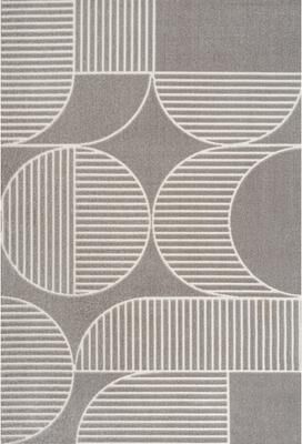 JONATHAN Y Dila Geometric Arch Scandi Striped Ivory/Cream Area Rug