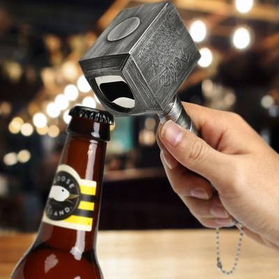 KitchenCuration Hammer Bottle Opener Silver
