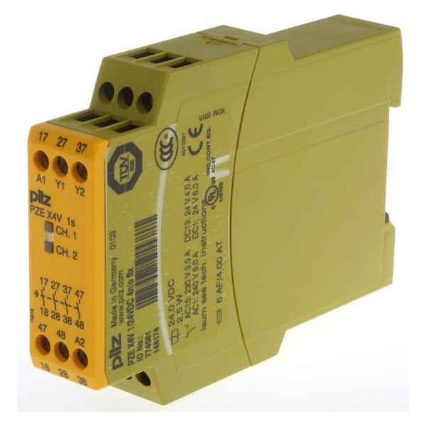 Pilz Erweiterungsmodul 3sec (PZE X4V 1/24VDC 4n/o fix)