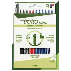 Tratto, Schreibstifte, Verpackung 12 1 Grüner Kunststoff 3 (12x)