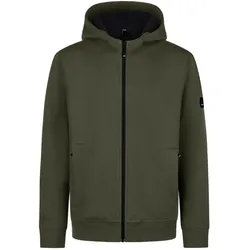 Sweatjacke "HAJO" - S - oliv