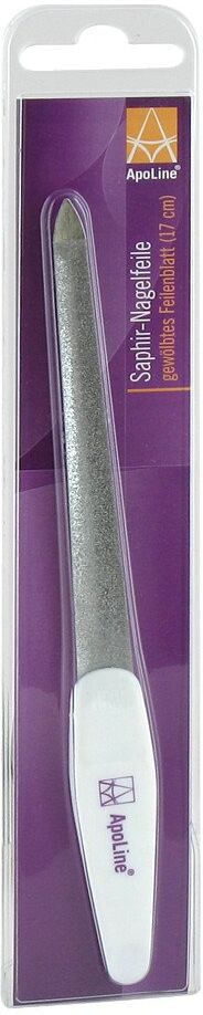 Apoline Nagelfeile gewölbt 17 cm verchromt
