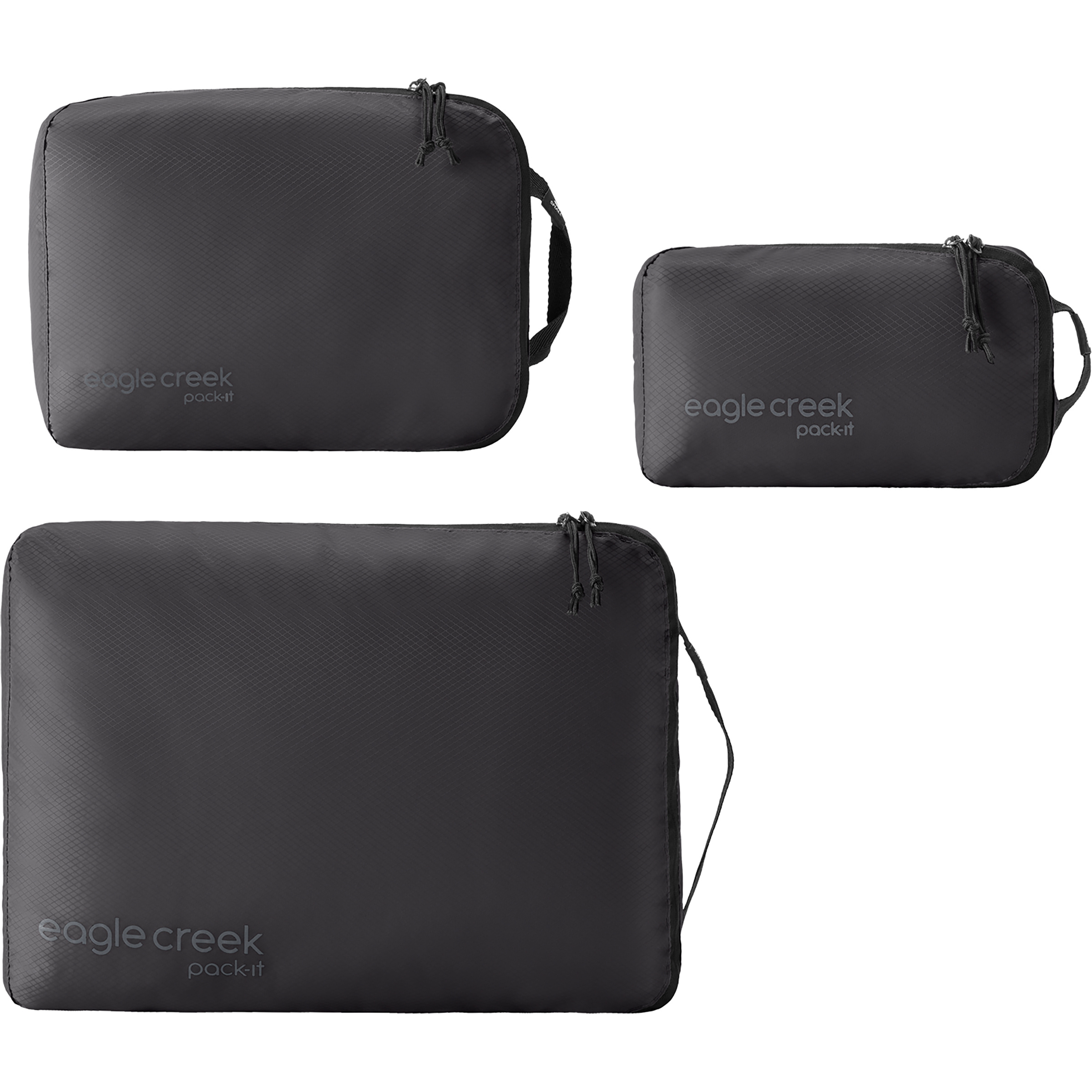 Eagle Creek Pack-It Isolate Cube XS/S/M Packtasche Set Packwürfel & Packtaschen schwarz Reise