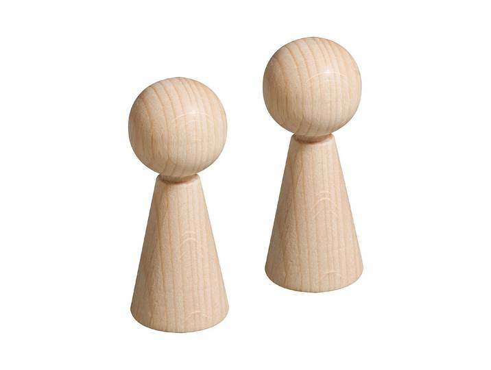 Rayher Rohholz-Figurenkegel FSC 100% 7 cm 2 Stück