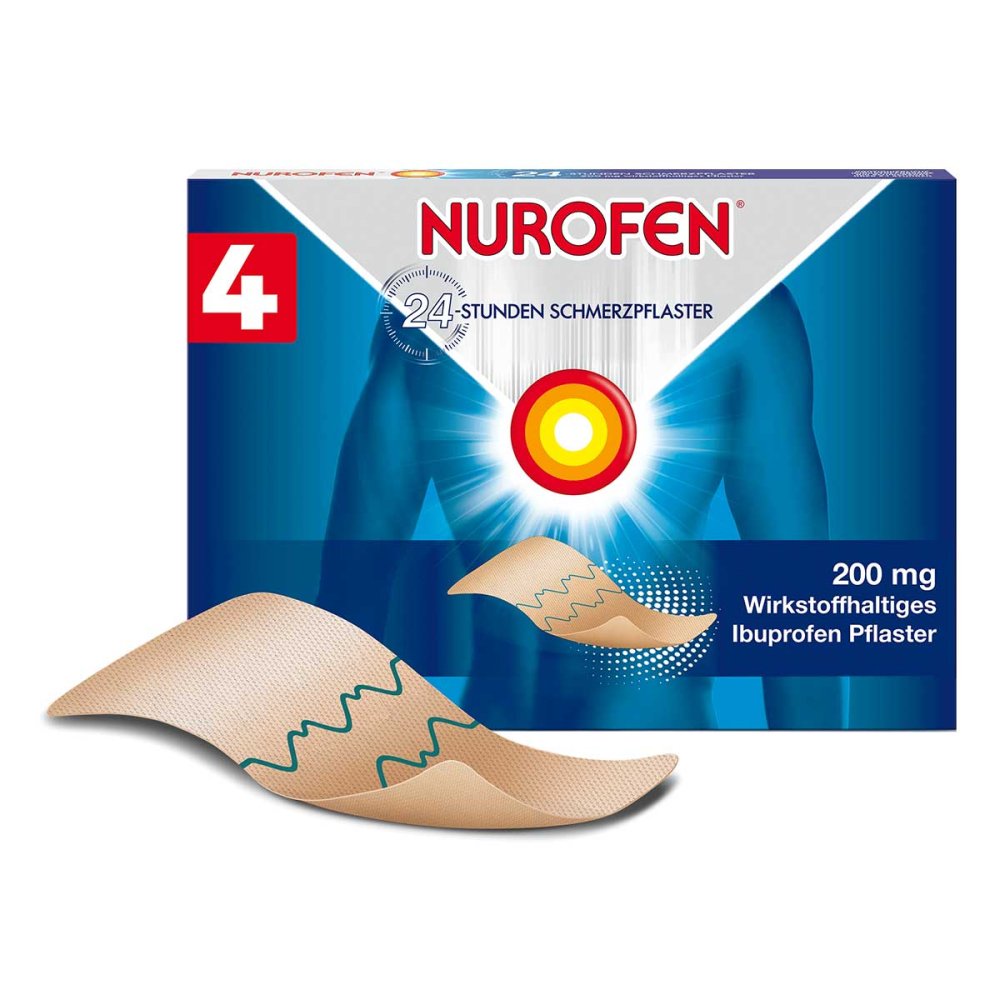 Reckitt Benckiser Deutschland GmbH NUROFEN 24-Stunden Schmerzpflaster 200 mg Ibuprofen 06586975