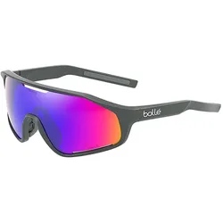 Bollé, Unisex, Sportbrille, Shifter Polarized Cat. 3 (Titanium Matte, Volt+ Ultraviolet Polarized), Mehrfarbig