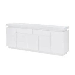 Sideboard  Torri , weiß , Maße (cm): B: 200 H: 81 T: 40.0