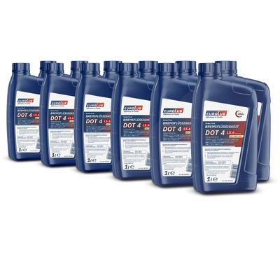 Eurolub 12x 1 L Bremsflüssigkeit DOT4 LS.6 [Hersteller-Nr. 549001]