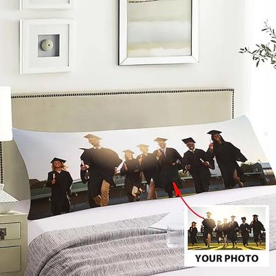 Personalisierter Körperkissenbezug Fügen Sie Ihr Bild hinzu Beste Abschlussgeschenk Personalisierte Fotodesign Bild Mode Lässiger Kissenbezug