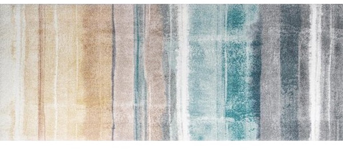 Duurzame wasbare deurmat van polyamide in kleurrijk design, Breedte: 80 cm, Lengte: 200 cm