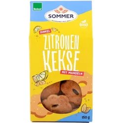 Sommer Zitronen Kekse mit Mandeln & Zitrone bio