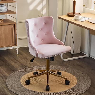 Np Liftable swivel velvet office chair