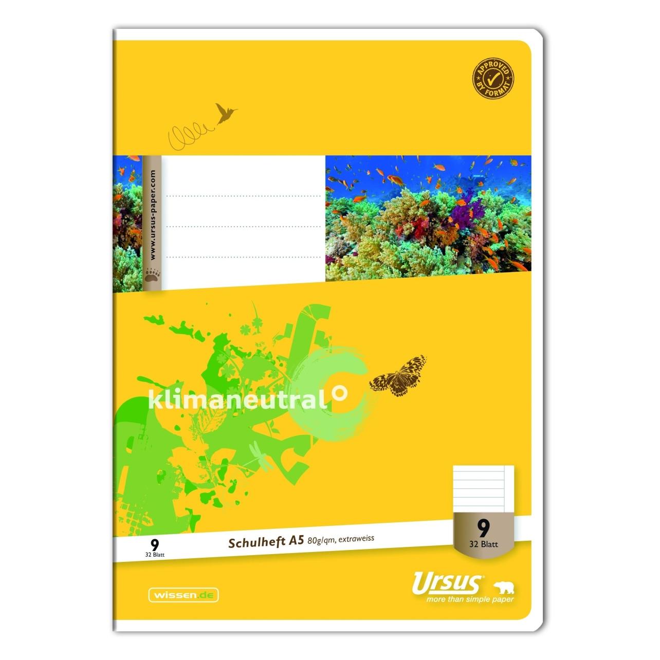 Ursus Schulheft (A5, Liniert) (40532009)