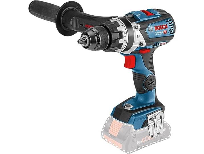 Bosch PRO Perceuses-visseuses à percussion sans fil GSB 18V-110 C Perceuse-visseuse à percussion 18 V extrêmement puissante et robuste - avec moteur sans charbon et fonction percussion