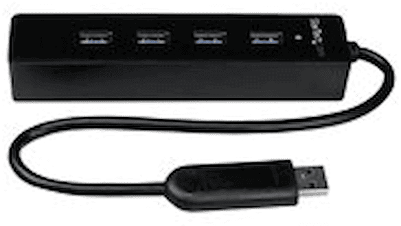 Startech 4-Port USB 3.0 Hub with Built-in Cable - SuperSpeed