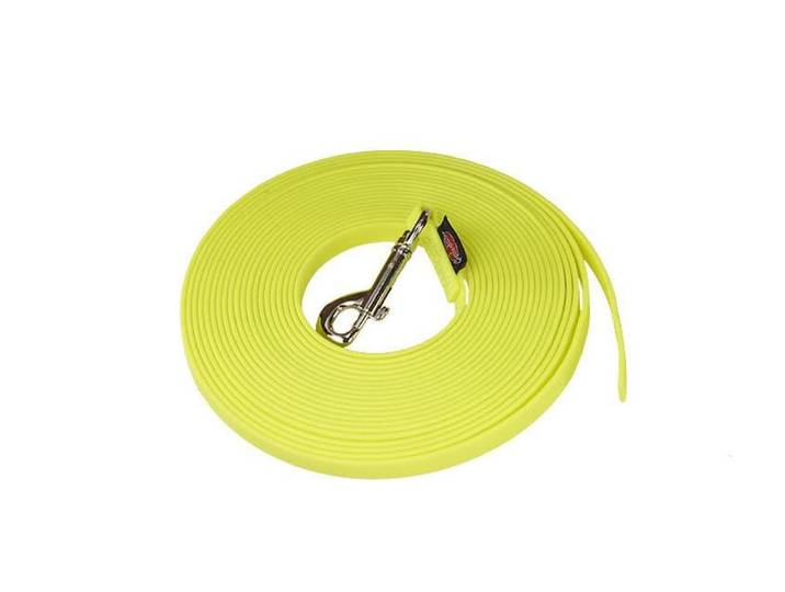 Hundeleine Biothane, 10 m / 9 mm, Gelb , gelb, B:0,9cm L:10m, Polyester, Leinen, Hundeleine