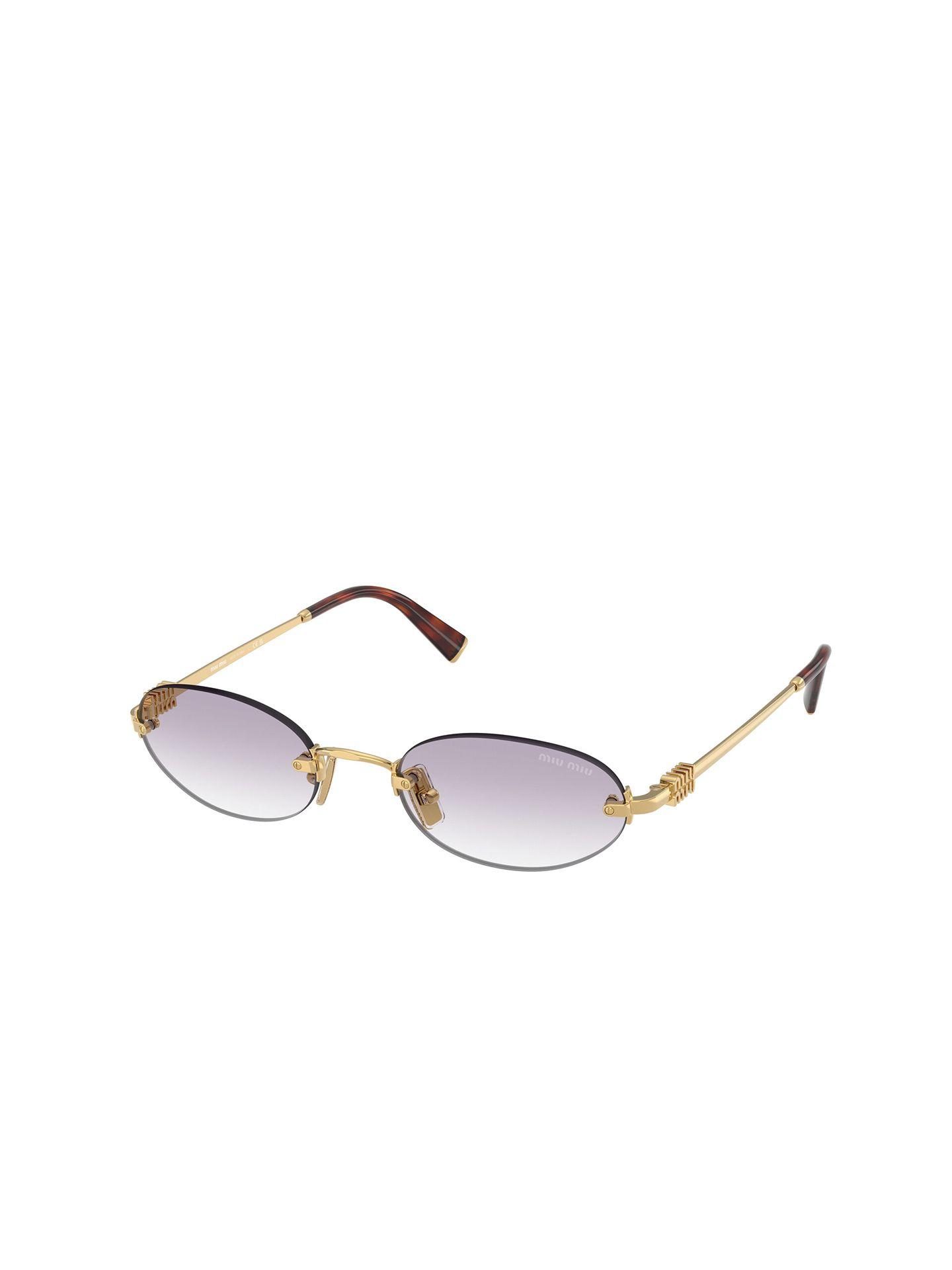 Miu Miu Sonnenbrille Lila Verlauf/Gold