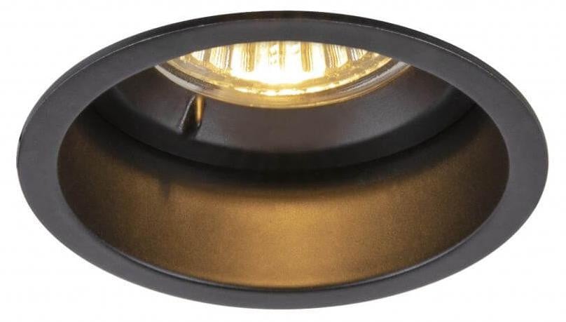 SLV Inbouwspot Horn GU10 zwart