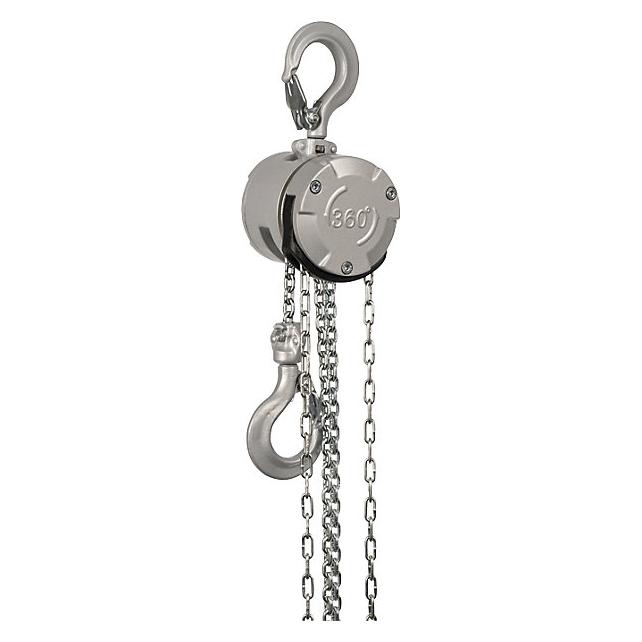 Planeta Flaschenzug Tragfähigkeit 250 kg Hubhöhe 3,0 m Aluminium (G10480)