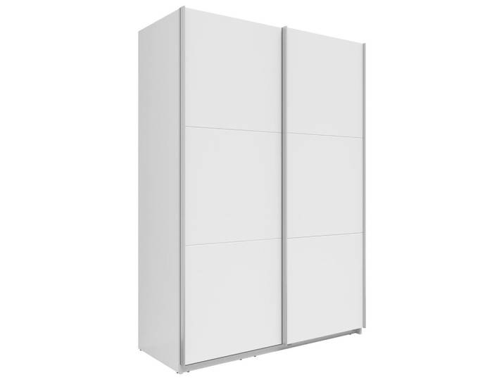 Boxxx Schwebetürenschrank, Weiß, 2 Fächer, 150x216x64 cm, Schlafzimmer, Kleiderschränke, Schwebetürenschränke