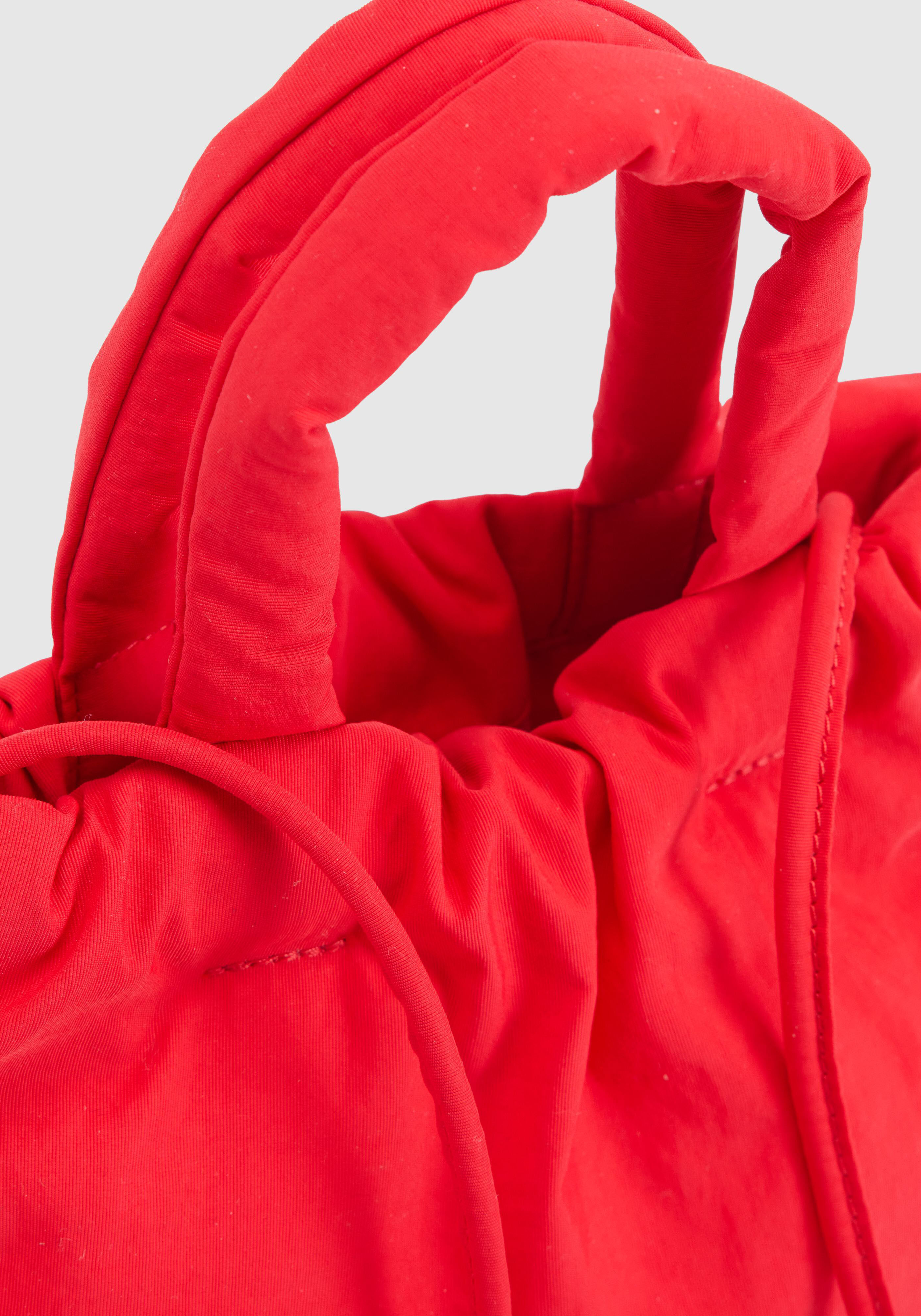 Beuteltasche LEVI'S "SMALL CASEY", Damen, rot (mars rot), Web, Kunstfaser, Taschen Beuteltasche, mit Zugband mars rot Einheitsgröße