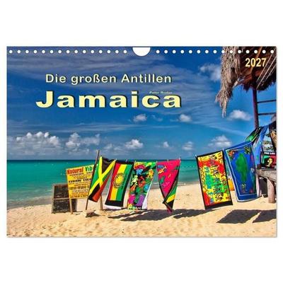Die großen Antillen - Jamaica (Wandkalender 2027 DIN A4 quer), CALVENDO Monatskalender