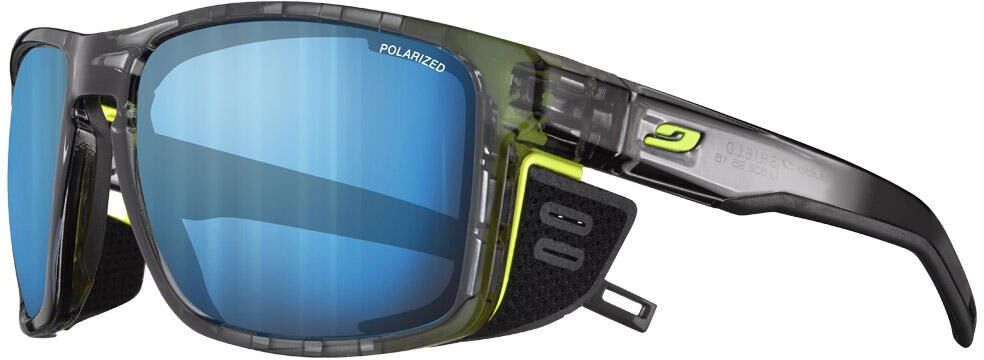 Julbo  - Shield M Noir Translucide Brillant Jaune Spectron Hd 4 Polarized - Lunettes de soleil