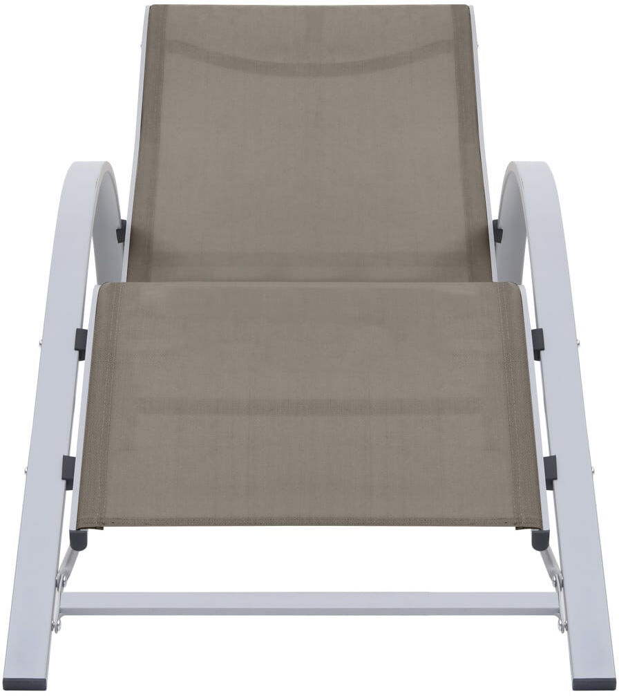 Brayden Studio Abdullaahi 167 cm Long Single Chaise Taupe 66cm H X 60cm W X 167cm L
