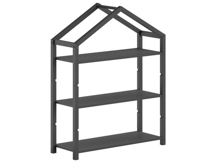 Vipack Kinderregal, Anthrazit, Holz, Kiefer, massiv, 111x141x40 cm, Kinderzimmer & Jugendzimmer, Kindermöbel, Kinderregale