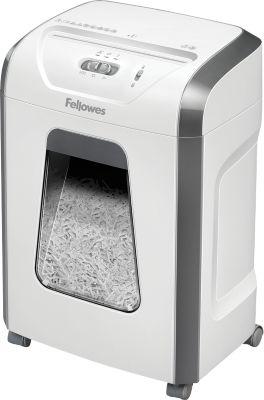 Fellowes Aktenvernichter Powershred 15C, Partikelschnitt 4x40mm, P-4, 19 l, 15 Blatt Schnittleistung, weiß