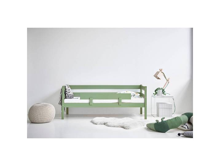 Einzelbett 70 x 160cm Grün/Grün ohne Matratze