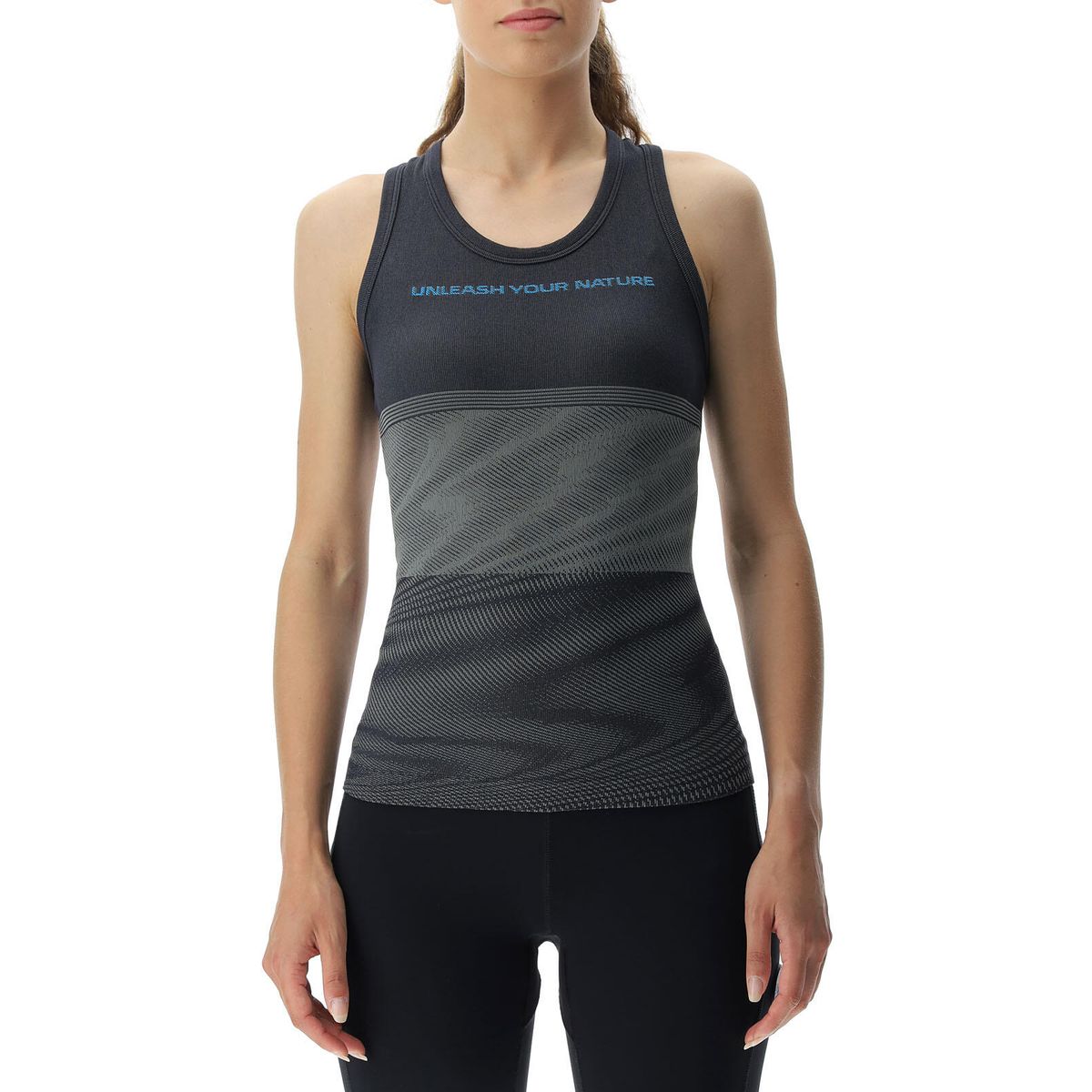 Uyn Woman Crossover OW Sleeveless black/iron (B427) L O102354-B427-L