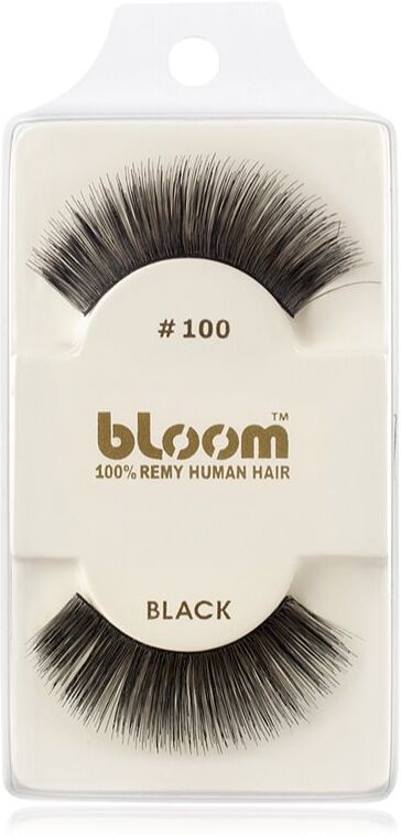 Bloom Natural faux-cils de vrais cheveux No. 100 (Black) 1 cm