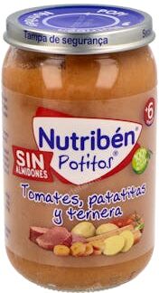 Nutriben nutriben purÉ-tarrito ternera patatas y zanahoria 235gr.