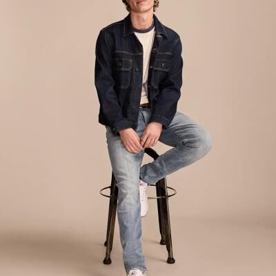 Lucky Brand 412 Athletic Slim - Men's Pants Denim Slim Fit Jeans in Polaris, Size 28 x 30