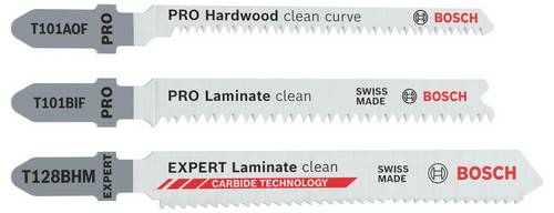 Bosch Accessories 2607011947 PRO Laminate Stichsägeblatt Set, 15-tlg. 1 St.