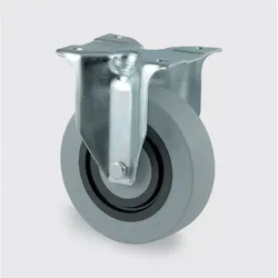 Armaturenrad TENTE mit einer verminderten Geräuschintensität, aus Gummi, 100 mm