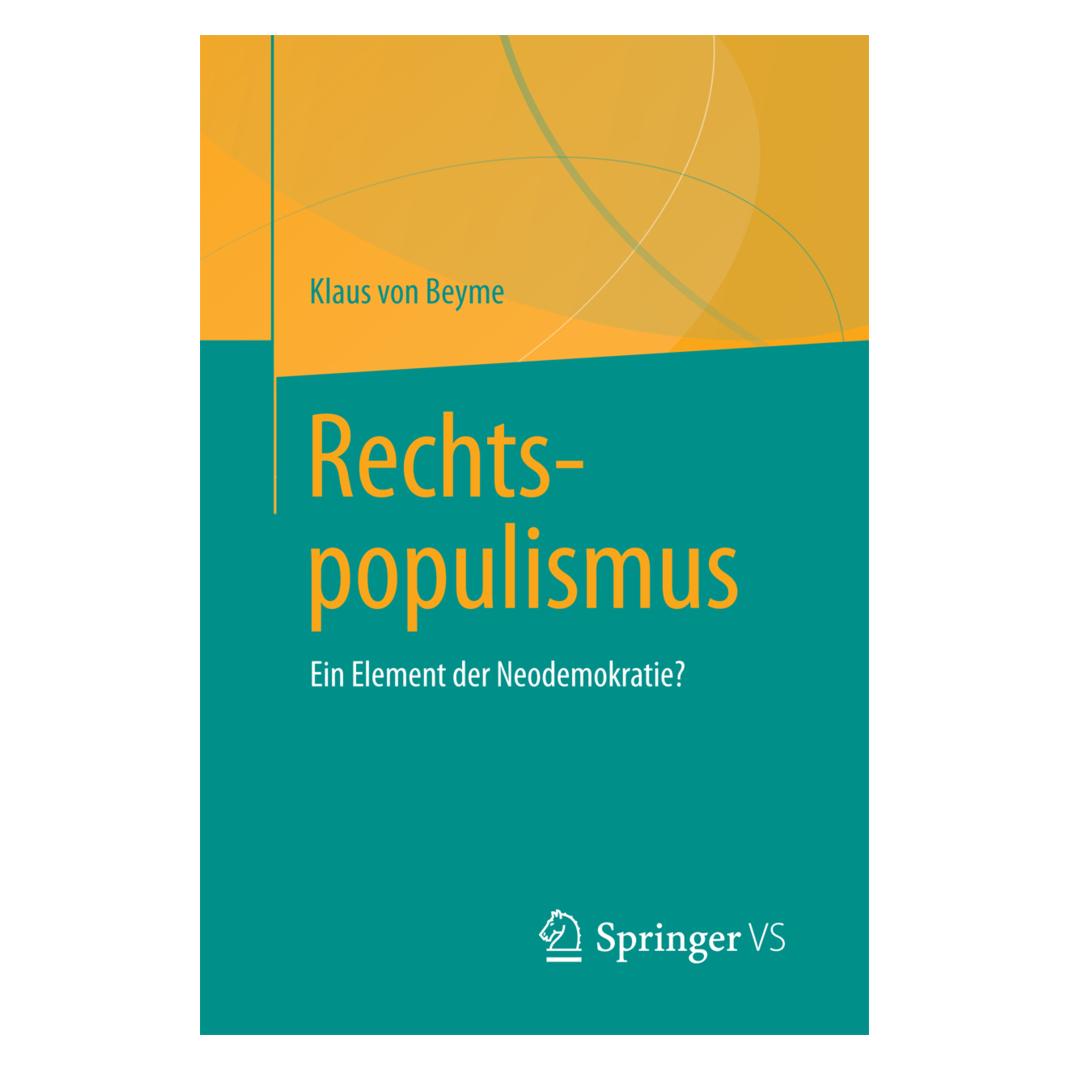 Springer Rechtspopulismus (Deutsch, Softcover, Klaus von Beyme) (8998660)