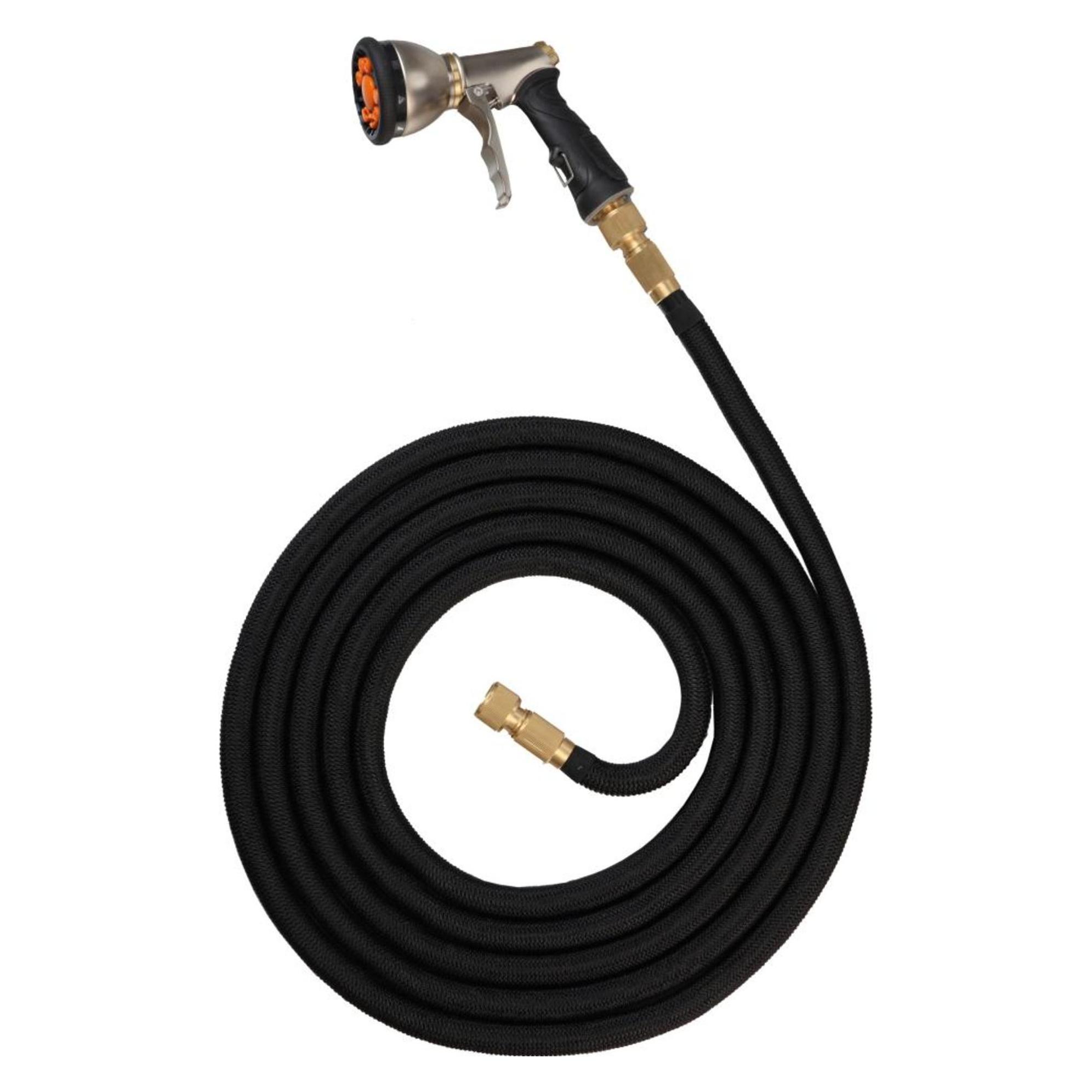 Magni Gartenschlauch verl. bis 30m Comfort Inkl. Armaturen-Set Messing (30 m) (4047883107071)